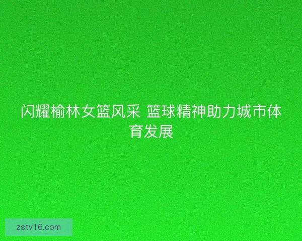 闪耀榆林女篮风采 篮球精神助力城市体育发展