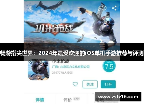 畅游指尖世界：2024年最受欢迎的iOS单机手游推荐与评测